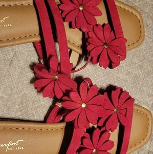 Pink, size 8, sandals